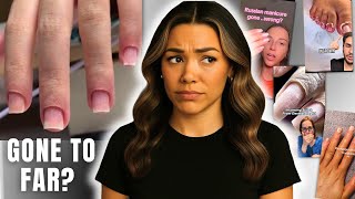 RUSSIAN MANICURES Are Low Key ILLEGAL…and DANGEROUS!?! 