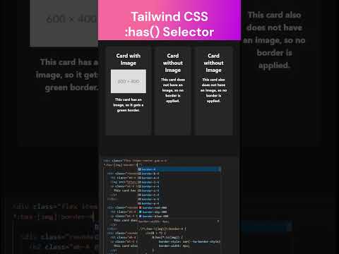Tailwind CSS :has() #coding #html #html5 #css #frontend #webdevelopment #webdesign