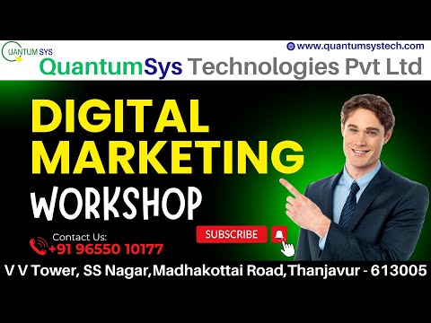Digital Marketing Awareness Program Conducted by QuantumSys Technologies Pvt Ltd Thanjavur