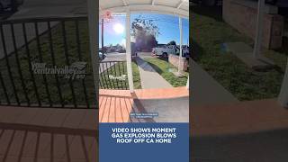 Video shows gas explosion that blew the roof off a home #california #explosion #gasexplosion #ca