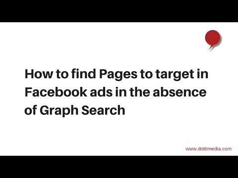 #GetFBSavvy: How to Find Pages to Target in Facebook Ads in the Absence of Graph Search