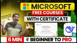 Microsoft Free Certification Courses | Power BI, Data Analyst, Excel Free, Generative AI Course 2025