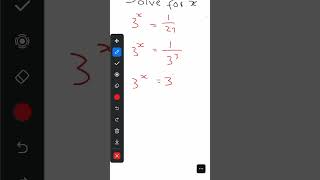 Solve for X with Exponents FAST! ⚡#Exponents #SolveForX #MathHacks #AlgebraMadeEasy #StudySmart