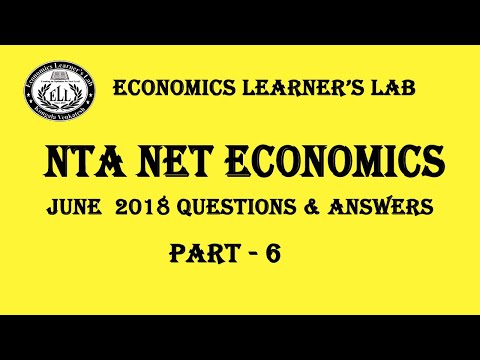 Expected MCQs Economics I NTA NET Economics I Economics Learner's Lab I Kongala Venkatesh