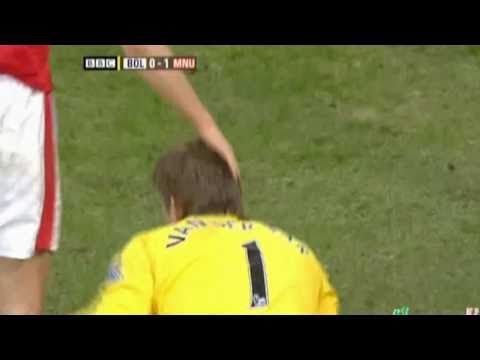 Van Der Sar Best Save Vs Bolton! HQ