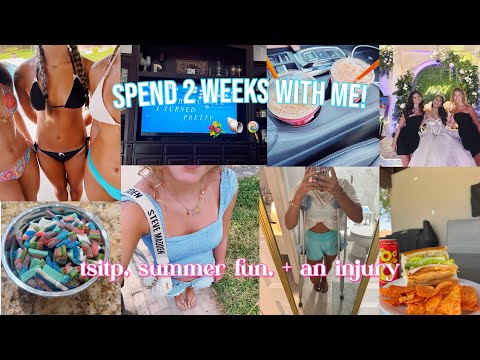 SPEND 2 WEEKS WITH ME!! 🩵🐚📣 + me tearing my acl