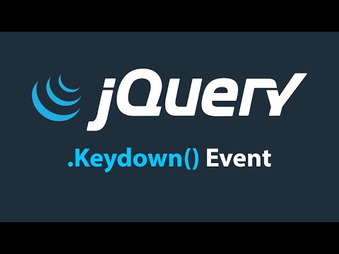 Jquery Keydown (Keypress) Event,  Jquery tutorial for beginners