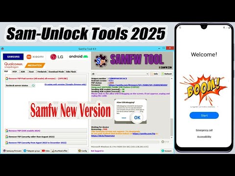 Samsung FRP Bypass Without Talkback | One Click FRP Bypass tool (Samfw 4.9 )