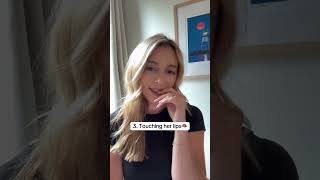 5 body language signs she’s attracted to you… #datingadviceformen #datingcoachformen