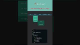 Rotation fade in effect 💥 #codinglover #computerprogrammer #html #coderslife #css #coderlife