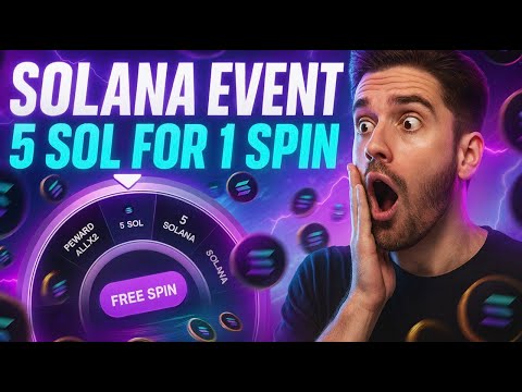 Try Your Luck & Win Up To 5 SOL | BIG Solana Giveaway 2025
