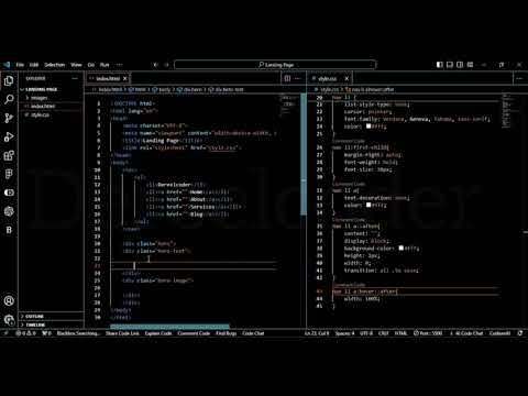 How to Create a Stunning Landing Page with HTML & CSS - Step-by-Step Tutorial