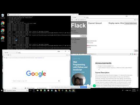 Flask based Chatting Web App