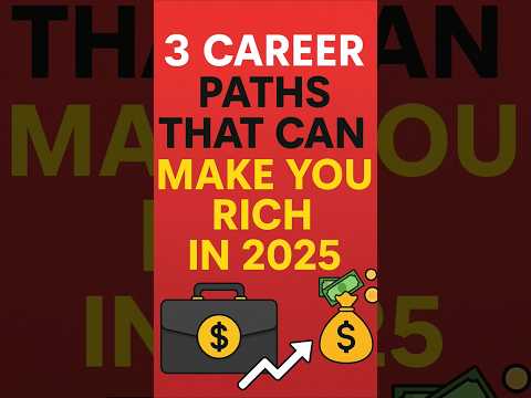 3 Career Paths That Can Make You Rich in 2025 💼🚀 | #youtubeshorts #youtube #india #usa #world