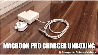 UNBOXING: Apple MacBook Pro Charger 85W Magsafe Power Adapter | New