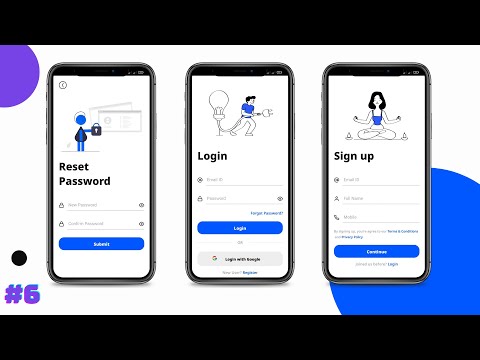 Reset Password Screen In React Native | React Native Password Reset Screen UI App