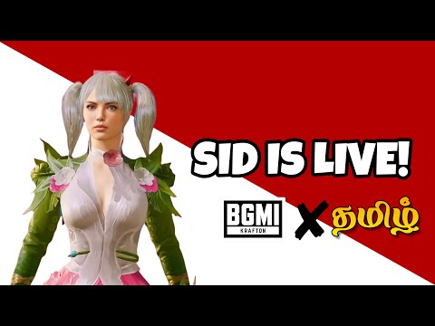 BGMI CHILL OUT (தமிழ்)🔴RUSH GAMEPLAY💥 ROAD TO 100 SUBS.. #sidislive