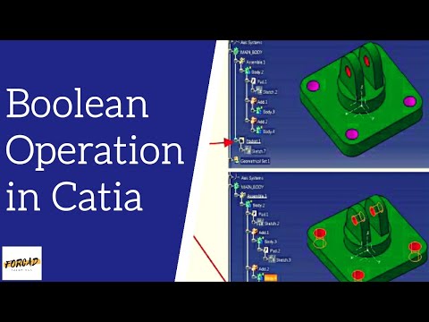CatiaV5 | Boolean Operation in Catia |For Cut-outs |CAD