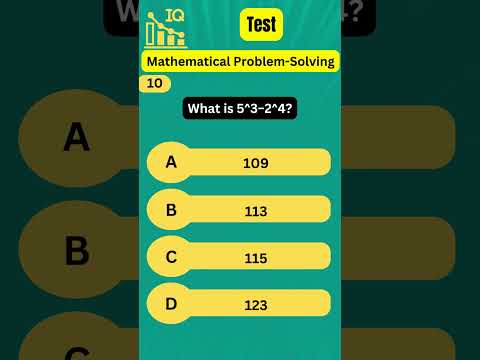 Master the Math: IQ Quiz Shorts for Math Enthusiasts!