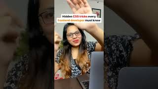 CSS TRICKS for FRONTEND DEVELOPER 🤯 #shorts #css #webdevelopment
