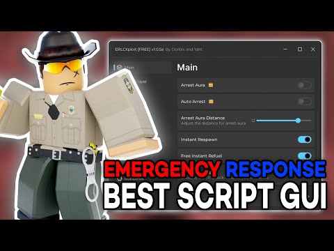 [FREE] EMERGENCY RESPONSE (ER:LC) SCRIPT GUI 👮‍♂️ | AUTO ROB, SILENT AIM, ARREST AURA