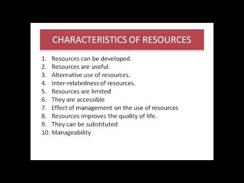 Resource management