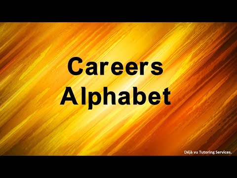 Deja Vu Tutoring Services. Careers Alphabet. Careers Alphabet Funky Flashcard Video.