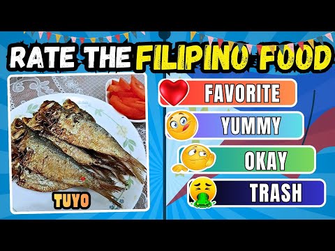 Rate Filipino Food 🇵🇭🍲🍽 | Pinoy Dish Is UNDERRATED! | Quizeat