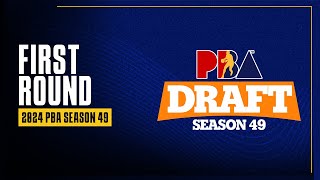 FIRST ROUND | PBA Season 49 Draft