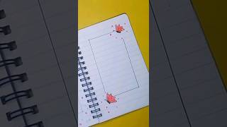 cute butterfly border design ideas #nidaart #art #drawing #satisfying #borderdesign #shorts