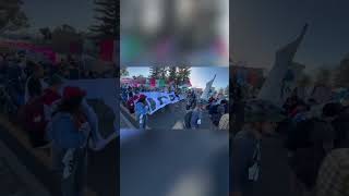 Protesters Gather Outside Super Bowl LX to Protest ICE