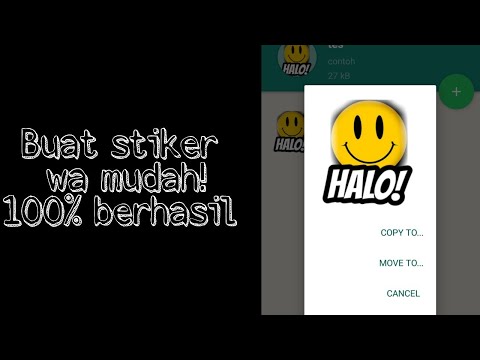 100% berhasil! Cara membuat stiker WhatsApp sendiri