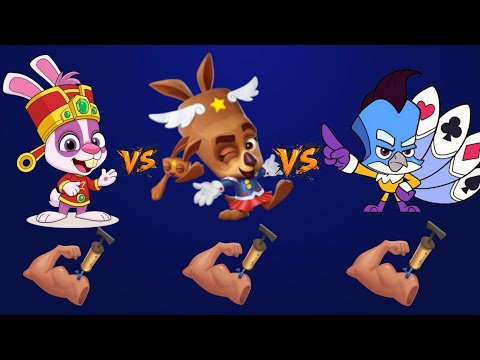 Zooba Skippy + Molly + Ravi with INFLATABLE MUSCLES 💪 | Hindi Gameplay 🐰🔥