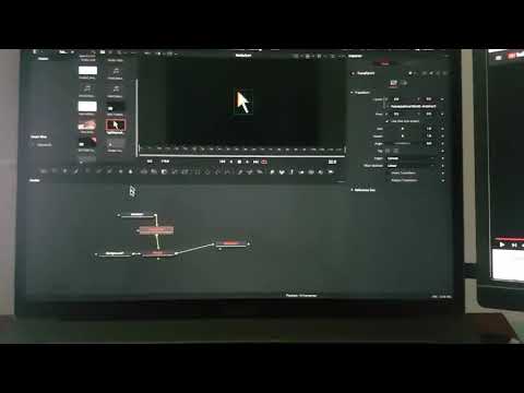 fusion arrow animation in Davinci Resolve