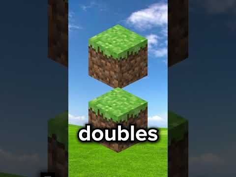 Day 13 Of Doubling The Blocks I Place! #shorts #grasstoucher27