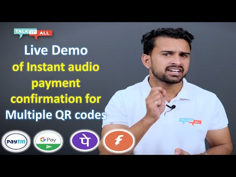 Talk It All Sound box for  Phonepe, BharatPe, Freecharge, Google Pay & Paytm sound box v2.0 demo