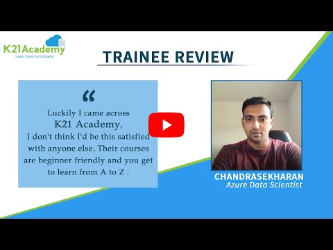 Chandershekhran: Certified Microsoft Azure Data Scientist | K21 Academy