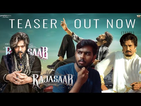 RAJASAAB Teaser Reaction 🐈‍⬛👻                      The Biggest Horror Fantasy film in India😵‍💫