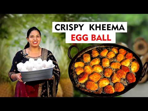 Crispy Kheema Egg Balls | Street Style Food at Home | #foodie #streetfood