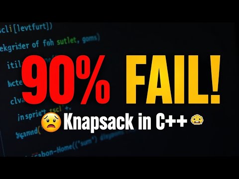 Why 90% Fail to Solve This — Mastering the Knapsack Problem in C++