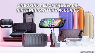 Unboxing all of the current JSAUX Switch 2 Accessories
