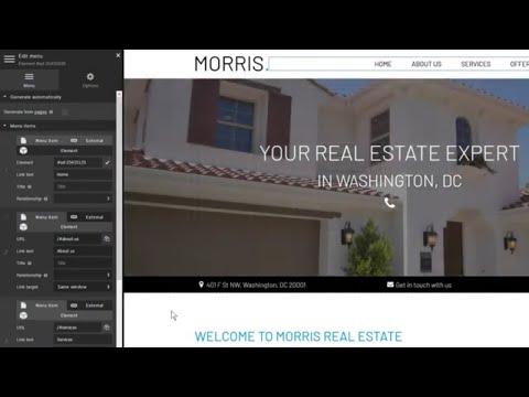 Navigation Menus with Sitejet Builder