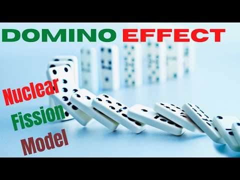 Nuclear fission demonstration using domino | Domino effect | Science Wizz | Easy science experiments