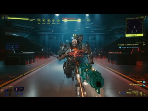 Cyberpunk 2077 - Destroying Adam Smasher with Nerf Gun 🔫 "Slaught-O-Matic"