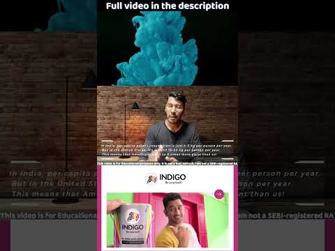 Indians Use Only 4kg Paint! Americans Use 20kg! 😲#shorts | Indigo paints news