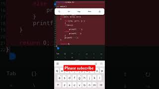 triangle in c language #shorts#ytshorts #coding