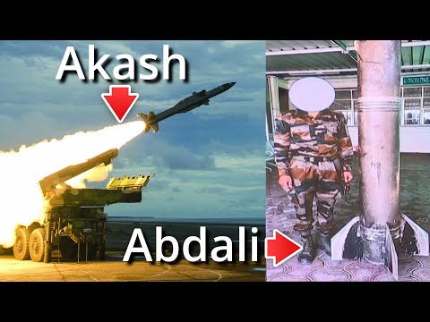 Pakistani Abdali Missile Shot down By Akash missile