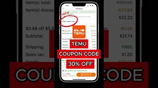 Temu Discount coupon code 2026 & how to use it #temu #temucouponcode
