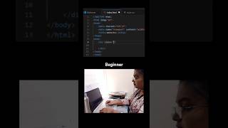 Junior Vs Senior Frontend developer #shorts #html #javascript #css #webdevelopment