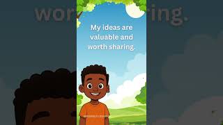 “My weekly affirmations” for kids - Helping children build self confidence